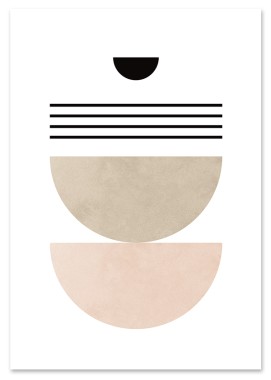 Plakat cyfrowy do wydruku boho róż