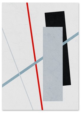 Plakat cyfrowy do wydruku bauhaus