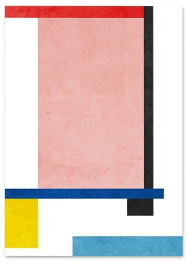 Plakat cyfrowy do wydruku bauhaus