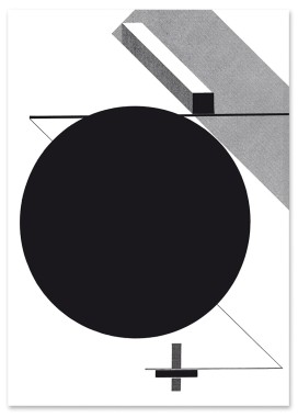 Plakat cyfrowy do wydruku bauhaus
