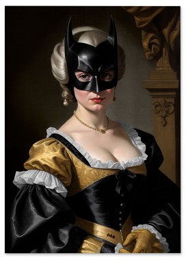 Plakat cyfrowy do wydruku batwoman