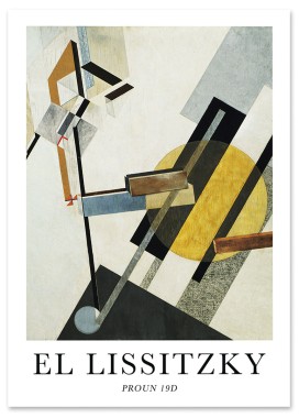 Plakat cyfrowy do wydruku abstrakcja geometryczna